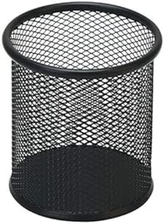 pencil cup pen holder for deskPen holder metal cup table pen storage box office supplies Mesh pencil holder cup suitable for office desks and school office pen holders